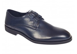 Pantofi Derby bărbați bleumarin din piele naturală, eleganți office – ROME177BL